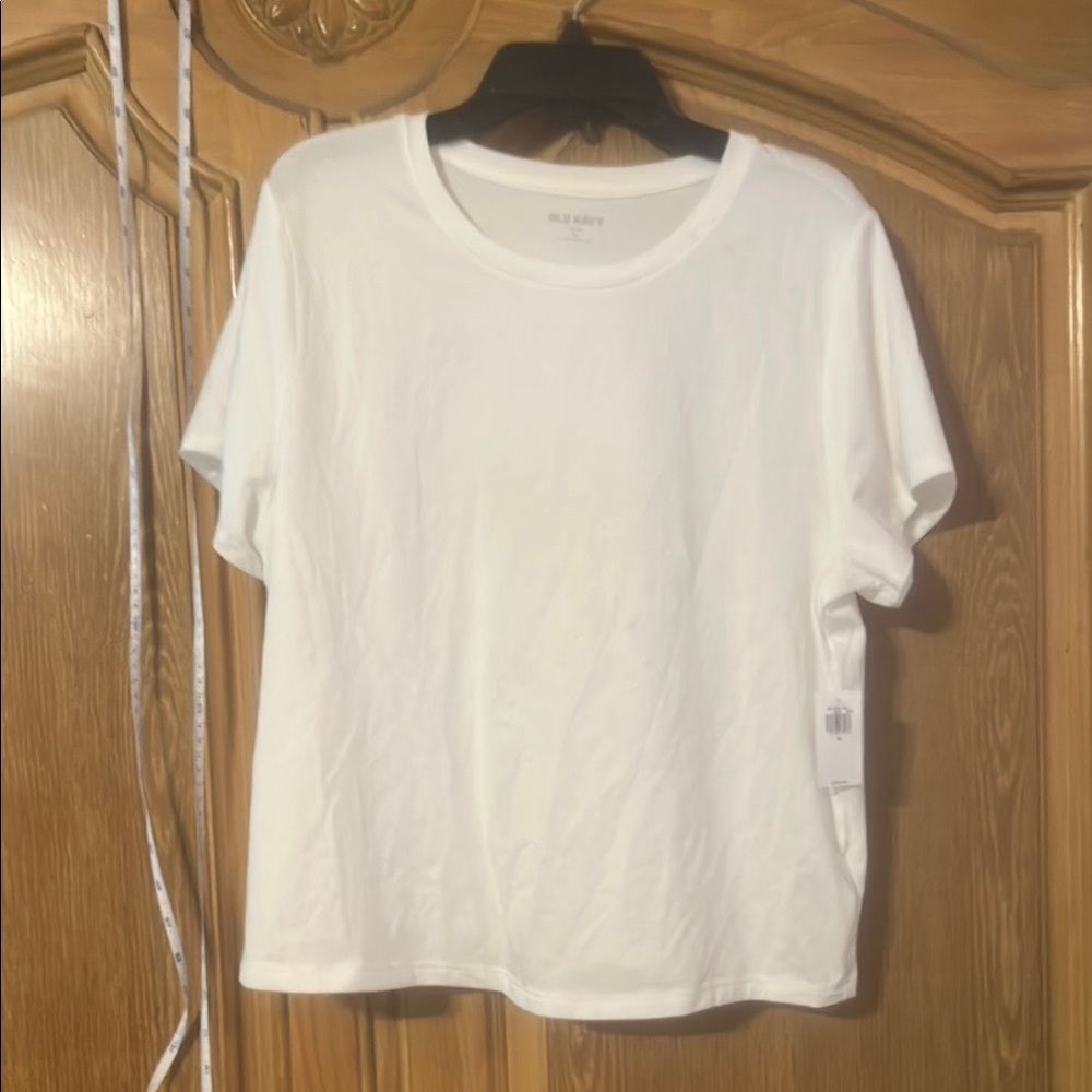 Old Navy White Boxy Short Sleeve T-Shirt